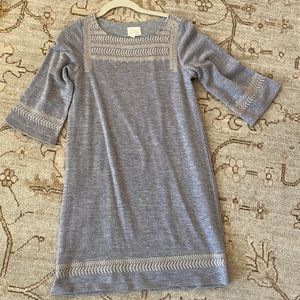 Anthropologie gray dress size XS